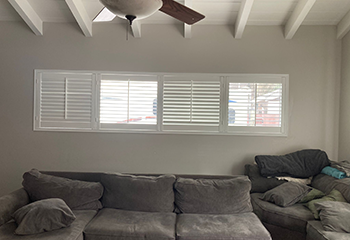 Plantation Shutters for Family Room, Orinda CA